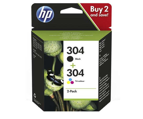 Tinta Original Hp Pack n304 Negro + Color 3jb05ae
