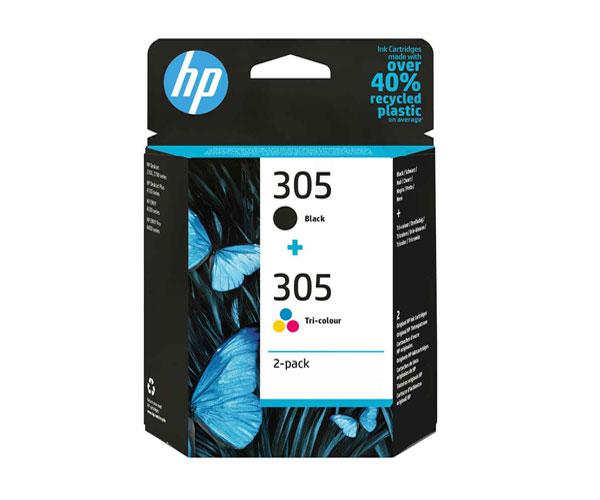 Tinta Original Hp Pack n305 Negro + Color 6zd17ae