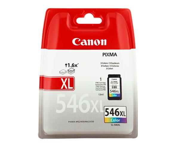 Tinta Original Canon CL546 XL Color 300pag mg24502550