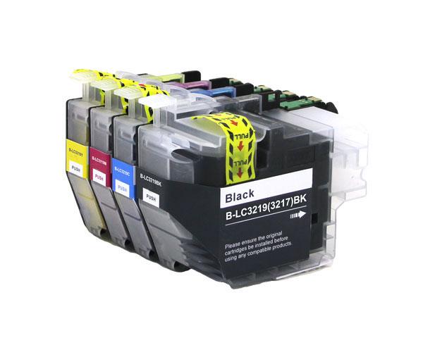 Tinta genérica para BROTHER LC3217 Negro