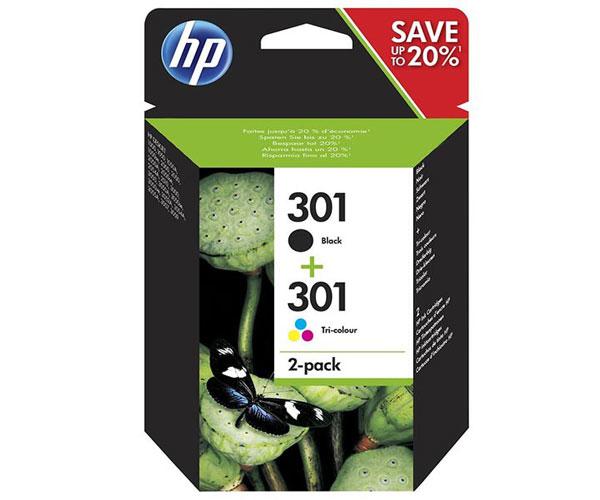 Tinta Original Hp Pack n301 Negro + Color